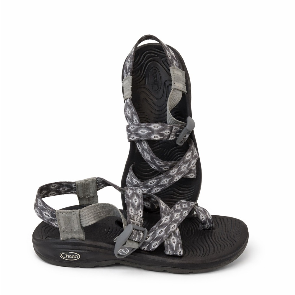 CHACO Women's Outdoor Water Sports Nova Gray ZVOLV 2 Strappy Sandals 7